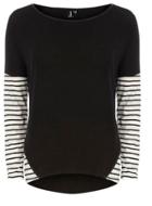 Dorothy Perkins *izabel London Black Knit Top