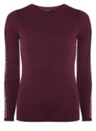 Dorothy Perkins Berry Lace Insert Top