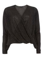 Dorothy Perkins * Vila Black Dipped Hem Knitted Top