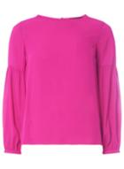 Dorothy Perkins Pink Balloon Sleeve Top