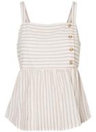 *vero Moda Pink Stripe Print Camisole Top
