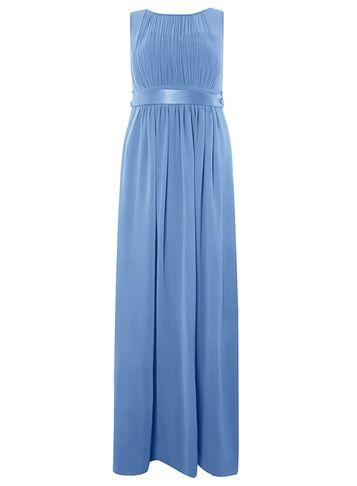Dorothy Perkins *showcase Dusky Blue 'natalie' Maxi Dress