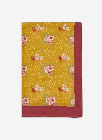 Dorothy Perkins Yellow Floral Print Spot Scarf