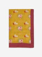 Dorothy Perkins Yellow Floral Print Spot Scarf