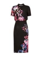 Dorothy Perkins *little Mistress Multi Floral Midi Dress