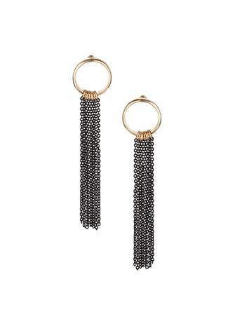 Dorothy Perkins Black Chain Earring
