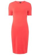 Dorothy Perkins Red Cotton Bodycon Dress