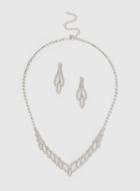 Dorothy Perkins Diamante Necklace And Earrings