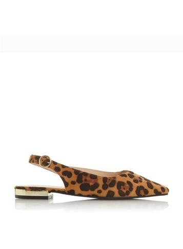 Dorothy Perkins *head Over Heels By Dune Tan Happy Ladies Flat Shoes