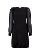 *billie & Blossom Petite Black Sequin Cuff Shift Dress