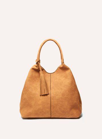 Dorothy Perkins Tan Unstructured Hobo Bag