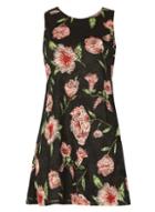 Dorothy Perkins *izabel London Floral Overlay Shift Dress