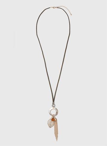 Dorothy Perkins Shell And Leaf Cluster Pendant