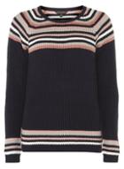 Dorothy Perkins Navy Stripe Yoke Jumper