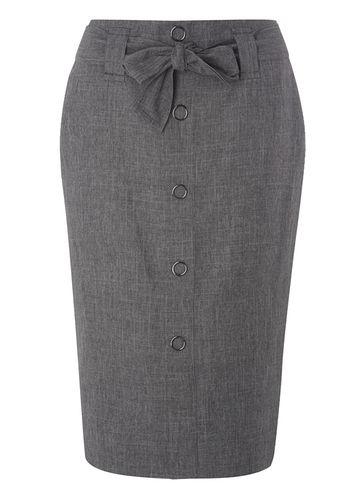Dorothy Perkins Grey Cross Hatch Skirt