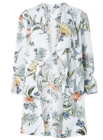 Dorothy Perkins Petite Multi Coloured Botanical Floral Print Coat