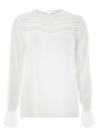 Dorothy Perkins *only White Lace Insert Blouse