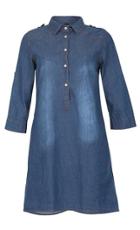 Dorothy Perkins *izabel London Blue Straight Cutout Dress