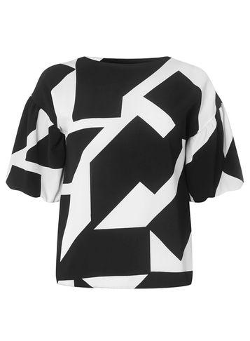 Dorothy Perkins Monochrome Geometric Print Top