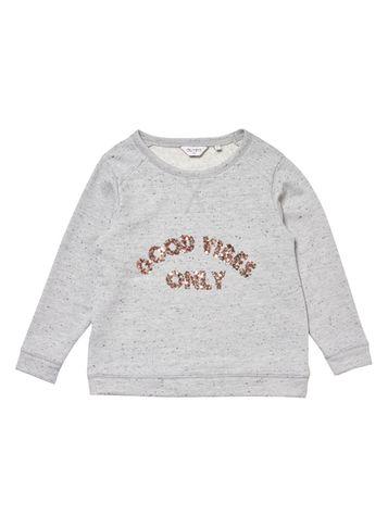 Dorothy Perkins *girls Grey Nepp Sweat