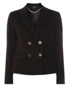 Dorothy Perkins Black Double Breasted Blazer