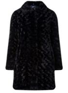 Dorothy Perkins Midnight Swirl Faux Fur Coat