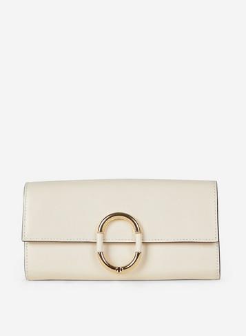 Dorothy Perkins Cream Ring Detail Purse