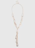Dorothy Perkins Long Link Lariat Necklace