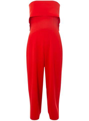 Dorothy Perkins Red Bandeau Culottes Jumpsuit