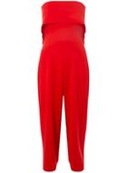 Dorothy Perkins Red Bandeau Culottes Jumpsuit
