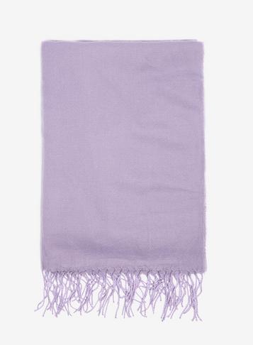 Dorothy Perkins Lilac Fluffy Plain Scarf