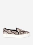 Dorothy Perkins Multi Colour Ivy Snake Print Trainers