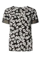 Dorothy Perkins Black Daisy Lace T-shirt