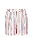 Dorothy Perkins Pink Stripe Print Chambray Shorts