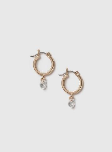 Dorothy Perkins Cubic Zirconia Hoop Earrings
