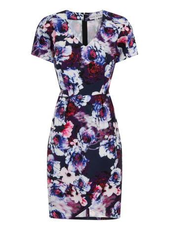 Dorothy Perkins *paper Dolls Printed Short Sleeve Dress
