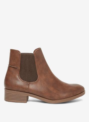 Dorothy Perkins Tan 'monty' Chelsea Boots
