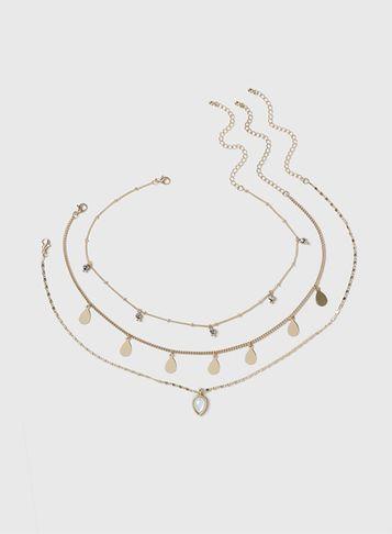 Dorothy Perkins Multi Row Choker Necklace