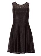 Dorothy Perkins *tenki Black Sleeveless Skater Dress