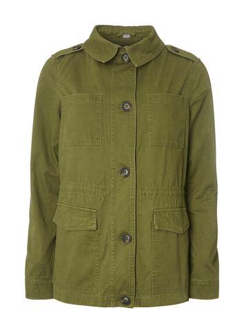 Dorothy Perkins Khaki Utility Shacket