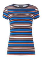 Dorothy Perkins Multi-coloured Coral Stripe T-shirt