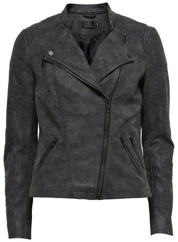 *only Black Ava Pu Biker Jacket