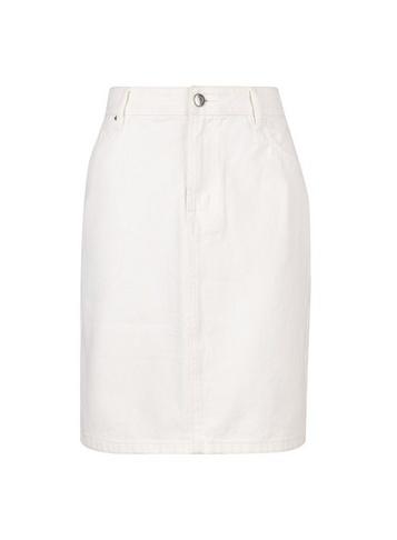 Dorothy Perkins *tall White Denim Mini Skirt