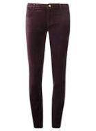 Dorothy Perkins Blackcurrant Velvet 'frankie' Super Skinny Jeans