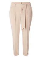 Dorothy Perkins Stone Top Stitch Tie Tapered Trousers