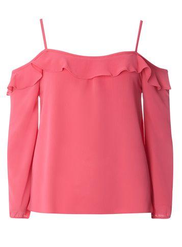 Dorothy Perkins Pink Cold Shoulder Top