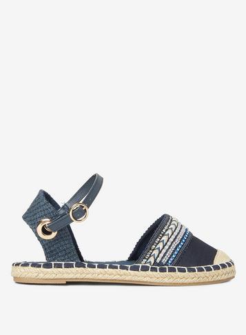 Dorothy Perkins Navy Cannes Espadrilles