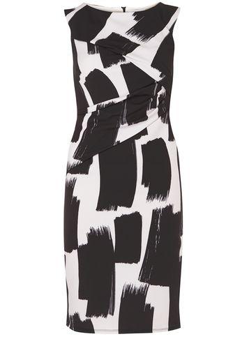 Dorothy Perkins *lily & Franc Paint Stroke Bodycon Dress