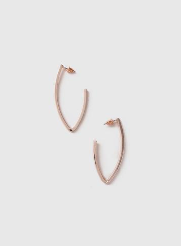 Dorothy Perkins Rose Gold Look Stick Drop Earrings