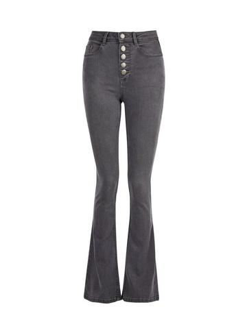 Dorothy Perkins Charcoal 4 Buttons Shape & Lift Jeans